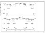 18x20m门式钢架结构标准厂房施工图图片1