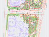 [湖南]综合休闲市民中心广场设计施工图（含效果图）图片1