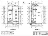 383平方米框架结构水泵站建筑施工图（共4张cad图）图片1