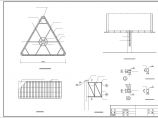 某公司三面体高杆广告牌结构设计图图片1