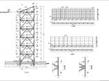 某钢结构广告牌结构施工图新疆7度区（高7米）图片1