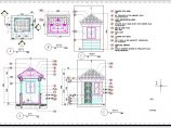 某欧式岗亭建筑施工CAD图（ 1700x2000）图片1