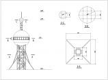 某钢管观光塔结构设计图(含效果图)图片1