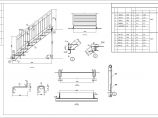 某地区室外住宅钢结构楼梯CAD布置图图片1