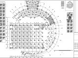【江苏】七层框架结构师范大学图书馆结构施工图（钢连廊）图片1
