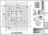 [上海]十八层双塔网状钢框架核心筒结构办公楼结构图图片1