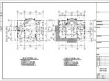 石首市某三层别墅排水电气CAD布置图图片1