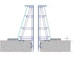 商场弧形GRG造型扶手栏杆节点图片1