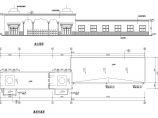 某工厂大门建筑设计施工图（共3张图）图片1