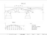 某地石拱桥平面施工CAD图图片1