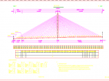 江苏某弧线形钢塔斜拉桥钢箱梁施工图设计（134张）图片1