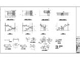 4S店钢框架结构钢楼梯节点构造详图图片1