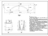 石拱桥拱圈及侧墙加固cad设计图纸图片1
