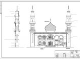 某清真寺建筑平立剖面图图片1