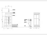 某学校大门建筑设计方案CAD套图图片1