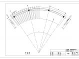 庭院中弧形花架CAD施工参考详图图片1