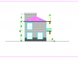 某二层别墅建筑设计施工图纸（自建房 建筑面积90平方米）图片1