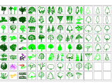 园林植物CAD图例（含乔木灌木等）图片1