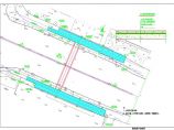 市政道路路口天桥施工图CAD（钢箱梁独柱式墩）图片1
