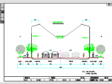 [湖南]30-37m宽市政道路施工图78张（排水管线交通照明绿化）图片1