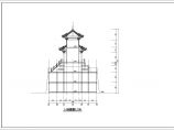 景观塔楼施工剖面CAD参考图图片1