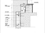 某住宅干挂石材包梁节点CAD详图图片1