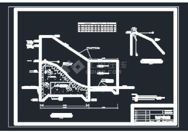 拦河坝工程节点详图