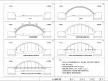 1-40米下承式景观拱桥全套设计图图片1