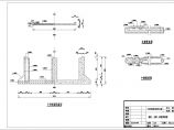 水闸工程设计节点详图（启闭机梁柱配筋图等11张CAD图）图片1