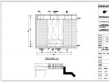 某住宅楼黑白风格样板房装修施工CAD图纸图片1