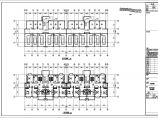 某地6层框架结构住宅平立剖CAD方案图图片1