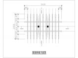 木质廊架设计cad详图（梁架仰视平面）图片1