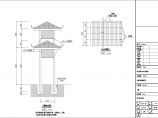 园林防腐木（凉亭、长廊、门楼）施工设计图图片1