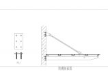 点玻式雨篷结构施工图（钢结构，共4张）图片1