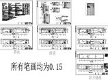 上海某公司办公楼电气建筑图，二层图片1