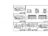 三层办公楼建筑设计以及全套采暖系统设计cad施工图（共6张图）图片1
