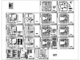 商住楼公寓电气施工CAD图纸，共17张图片1