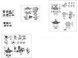 中式亭做法组合CAD详图图片1