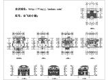 【镇江市】三层双拼别墅设计cad图纸，共8张图片1