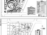 某县城西塔花园小区小游园CAD设计图图片1
