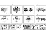 某地多层双拼小别墅建筑设计CAD图图片1