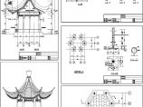 古建六角亭建筑设计CAD施工图纸图片1