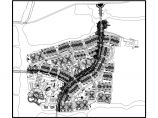 世界名人城别墅区环境设计道路绿化施工图图片1