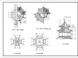 古建八方亭建筑设计CAD施工全套图图片1