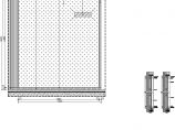 融海投资办公空间标准墙身建筑设计cad图纸图片1
