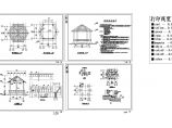 E六角亭建筑设计CAD施工图纸图片1