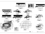  一层渡假村茶室设计图（长21.9米 宽16.1米）图片1