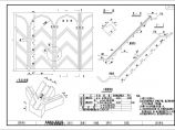 路基防护工程(人字型骨架植物防护)节点详图设计图片1