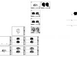 联排别墅单体方案建筑cad图，共十二张图片1