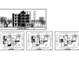 四层独栋住宅楼建筑设计图纸图片1